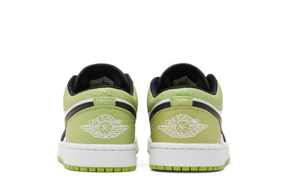 Air Jordan 1 Low Vivid Green Snakeskin