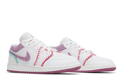 Air Jordan Air Jordan 1 Low White Light Bordeaux - DM9037-100