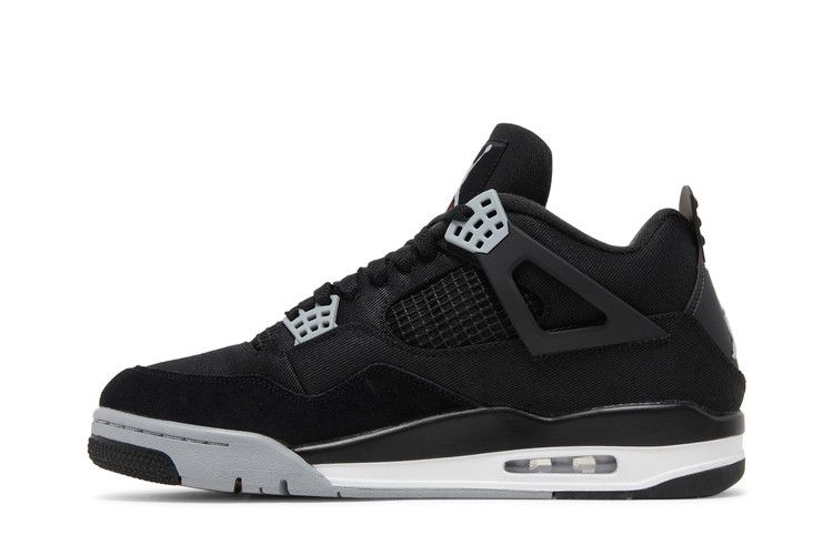 Air Jordan 4 Black Canvas