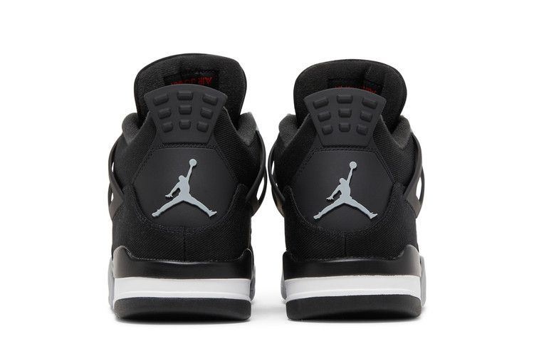 Air Jordan 4 Black Canvas