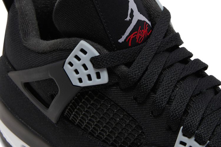 Air Jordan 4 Black Canvas