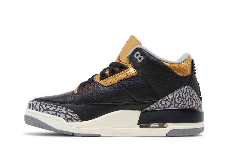 Air Jordan 3 Retro Black Cement Gold