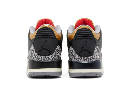 Air Jordan 3 Retro Black Cement Gold