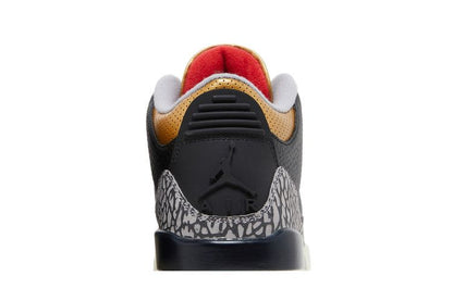 Air Jordan 3 Retro Black Cement Gold