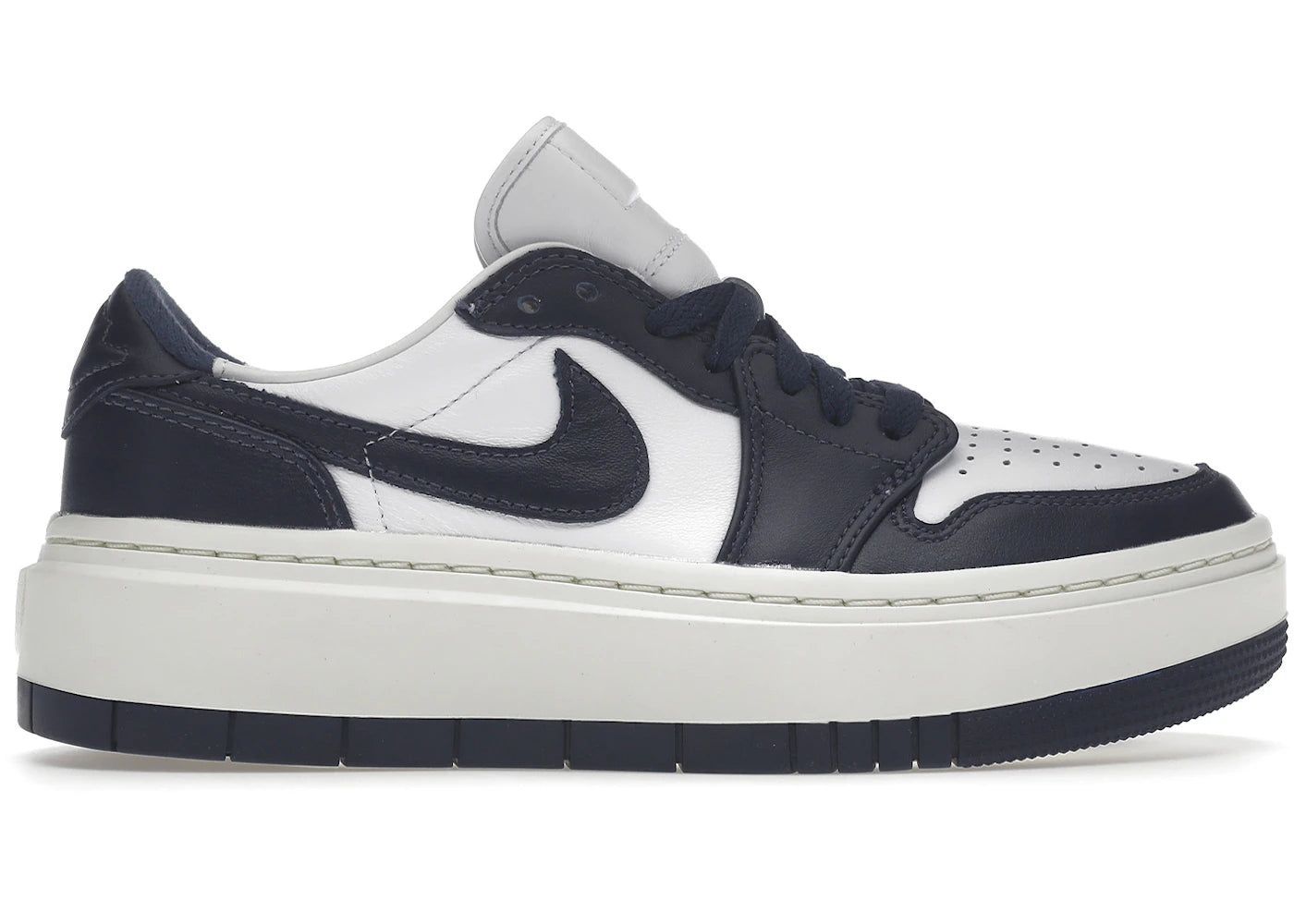 Air Jordan Air Jordan 1 Low Elevate White Midnight Navy Sail - DH7004-141