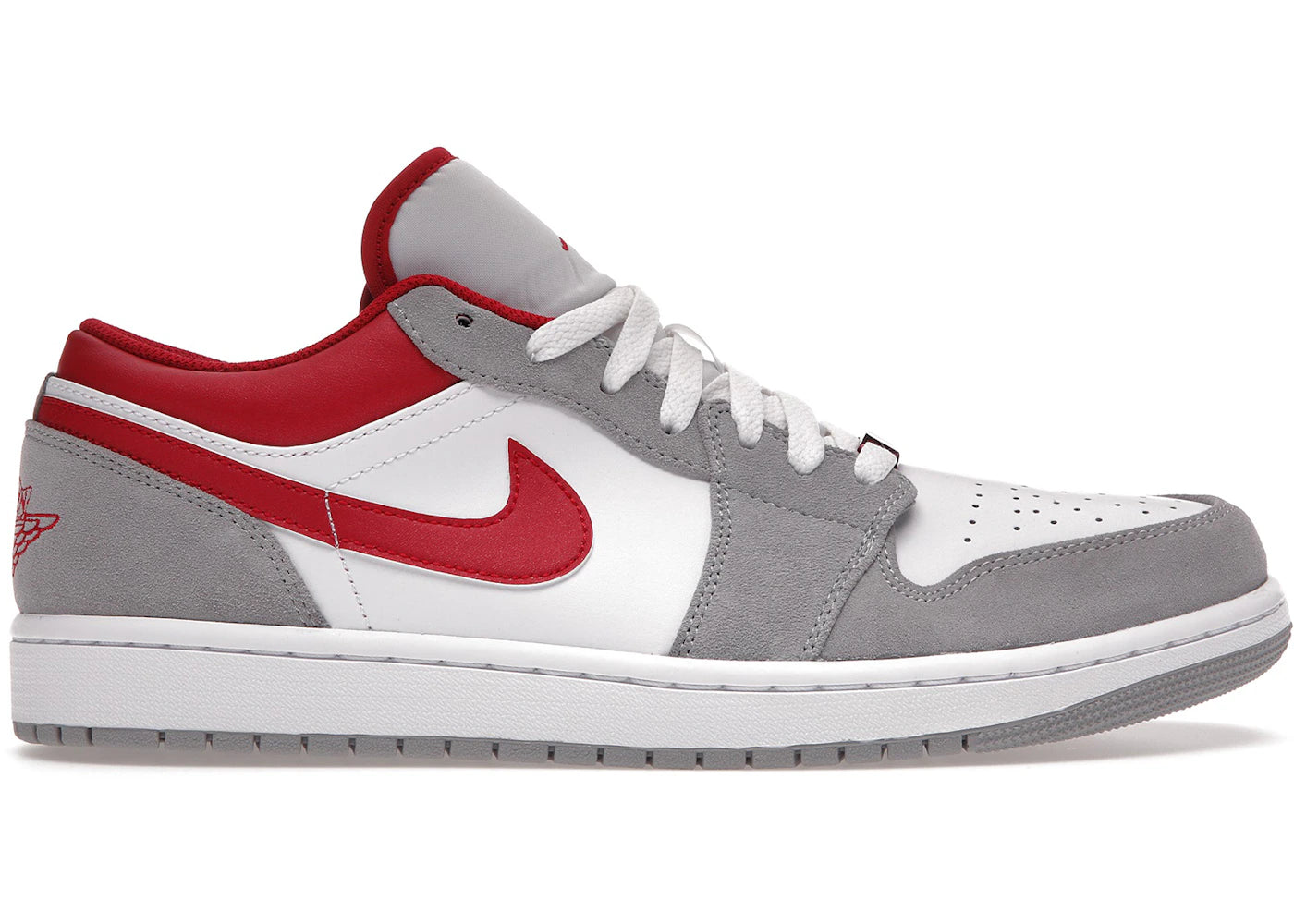 Air Jordan 1 Low SE Light Smoke Grey Gym Red