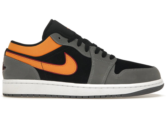 Air Jordan Air Jordan 1 Low Black Vivid Orange - FN7308-008