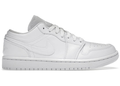 Air Jordan Air Jordan 1 Low Triple White Patent Swoosh (2022) - DV0990-111