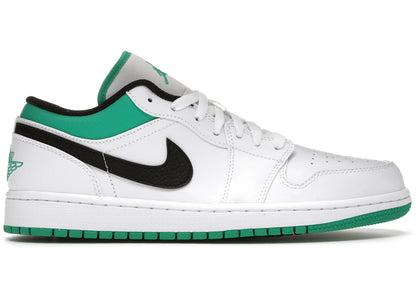 Air Jordan 1 Low White Lucky Green Black