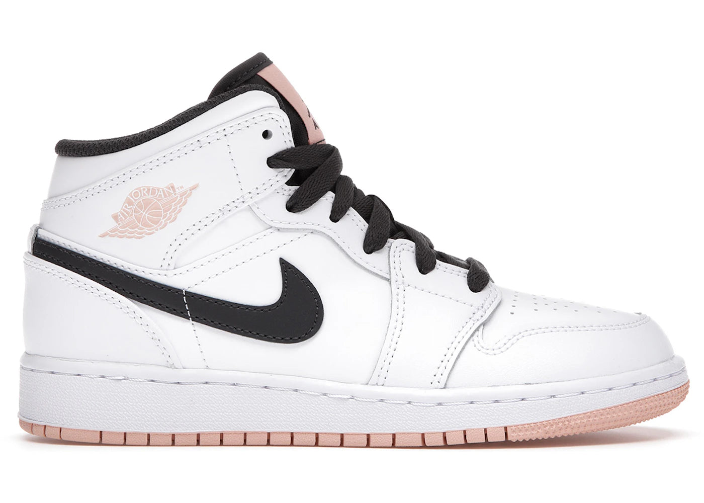 Air Jordan Air Jordan 1 Mid White Arctic Orange - 554725-180