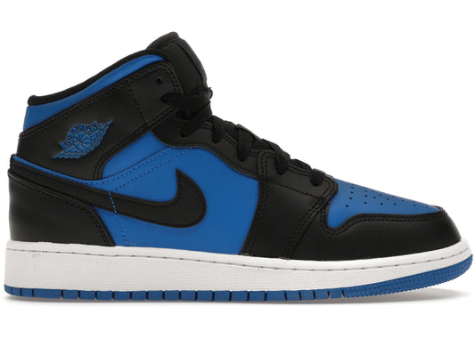 Air Jordan Air Jordan 1 Mid Black Royal Blue  - DQ8423-042