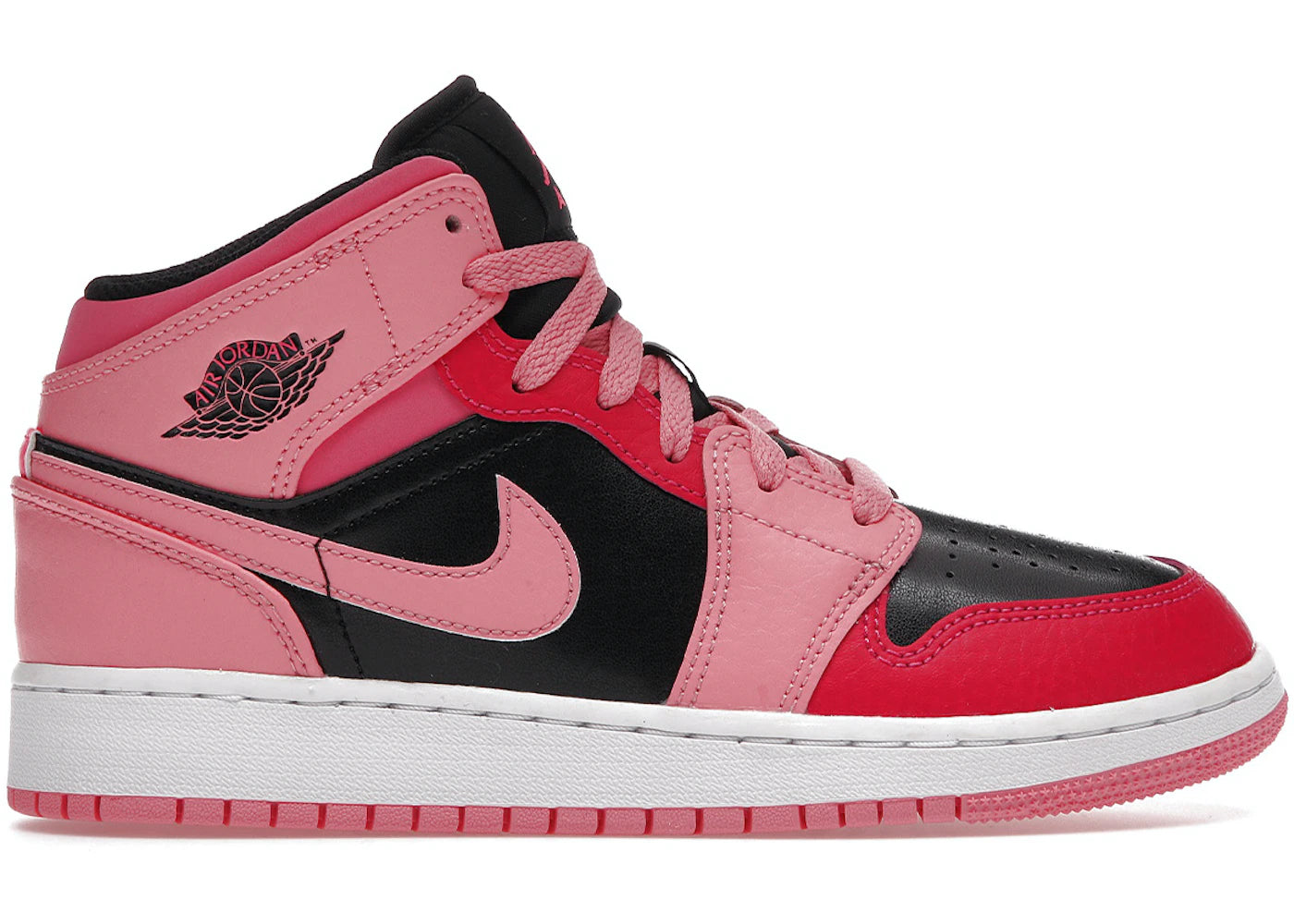 Air Jordan Air Jordan 1 Mid Coral Chalk Pink - 554725-662