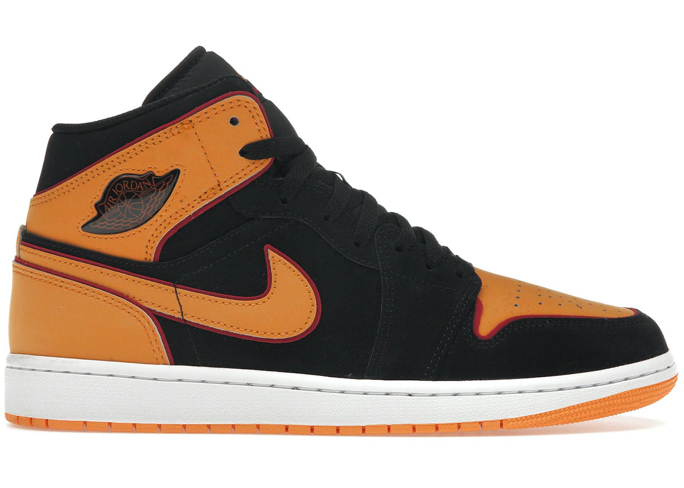 Air Jordan Air Jordan 1 Mid Fat Tongue Black Orange - FJ4923-008