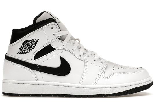 Air Jordan Air Jordan 1 Mid White Black - DQ8423-132 / DQ8426-132