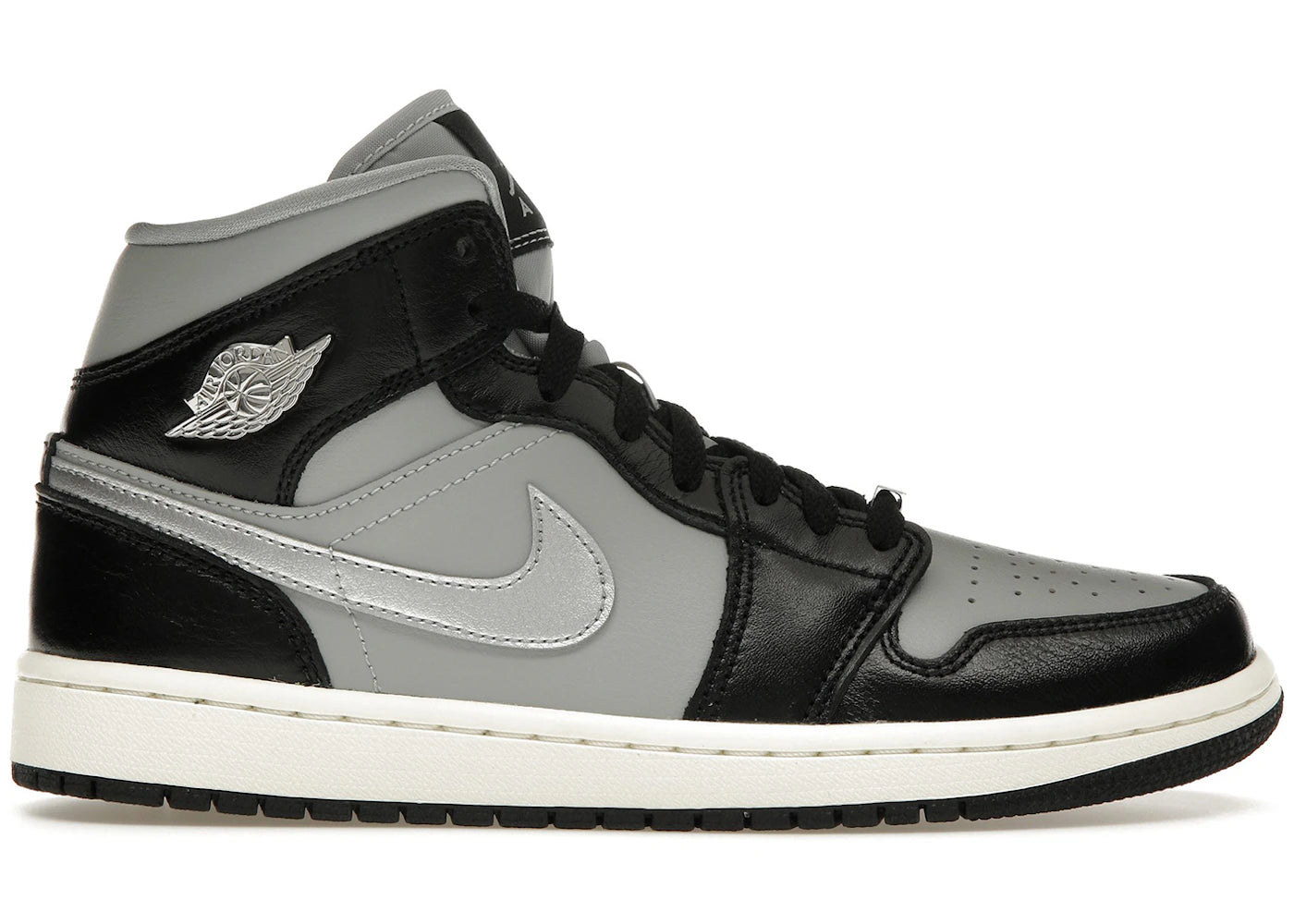 Air Jordan Air Jordan 1 Mid Black Chrome - FB9892-002