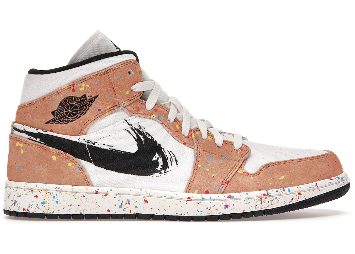 Air Jordan Air Jordan 1 Mid SE Brushstroke - DA8005-100 / DA8006-100