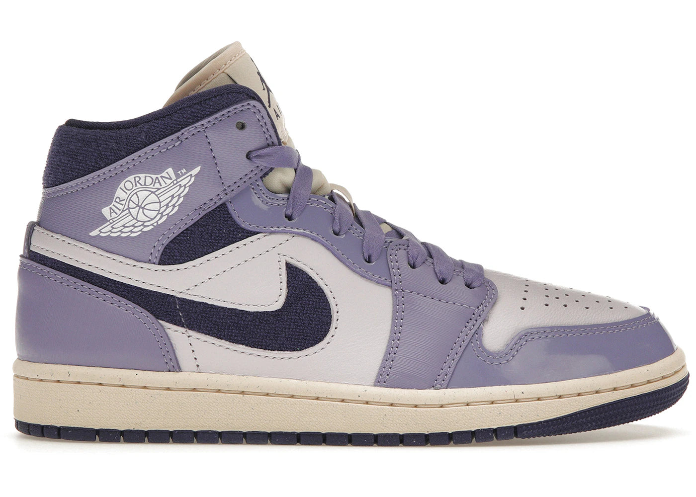 Air Jordan Air Jordan 1 Mid Purple Chenille - DZ3745-500