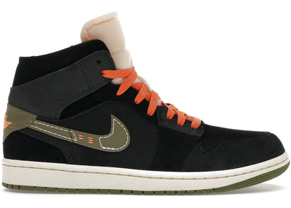 Air Jordan Air Jordan 1 Mid SE Craft Anthracite Light Olive - FD6817-003 / FD5847-003