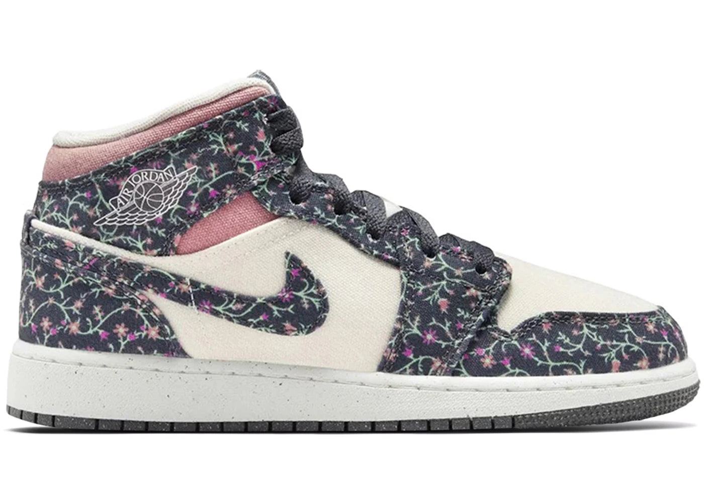 Air Jordan Air Jordan 1 Mid Floral Canvas - FJ3451-001