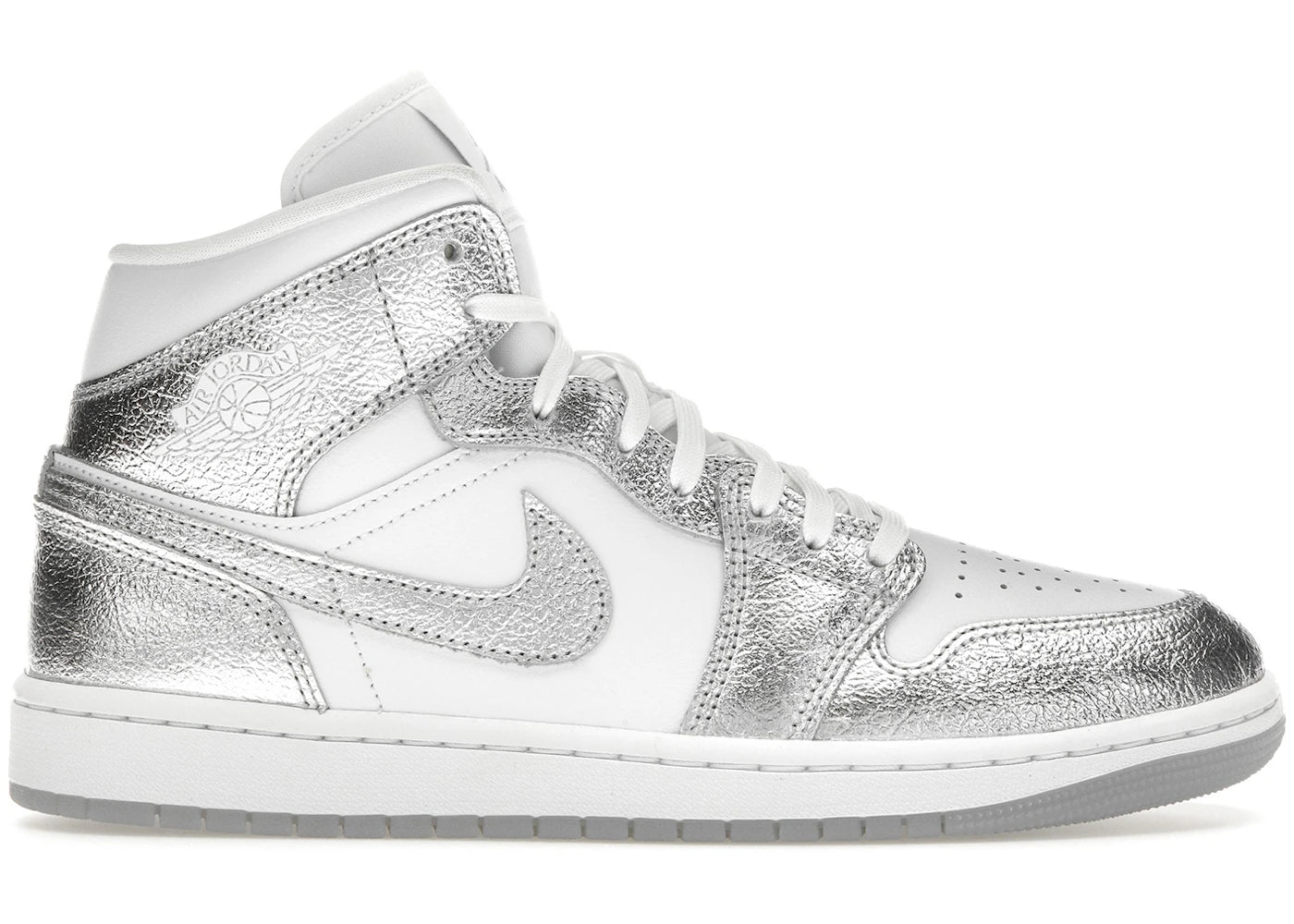 Air Jordan Air Jordan 1 Mid Crinkled Chrome - FN5031-100