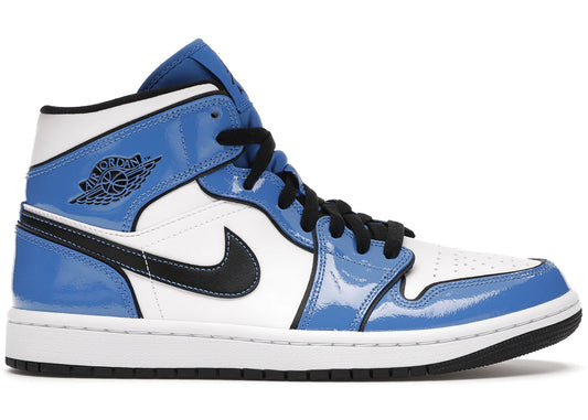 Air Jordan 1 Mid Signal Blue