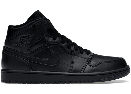 Air Jordan 1 Mid Triple Black (2022)