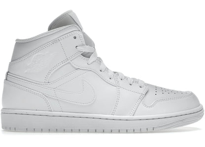 Air Jordan Air Jordan 1 Mid Triple White (2022) - 554724-136