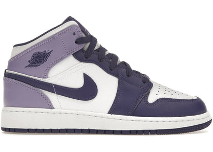 Air Jordan Air Jordan 1 Mid White Sky J Purple  - DQ8423-515