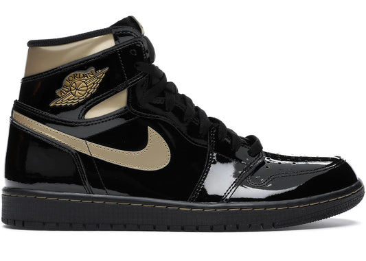 Air Jordan 1 High Black Metallic Gold