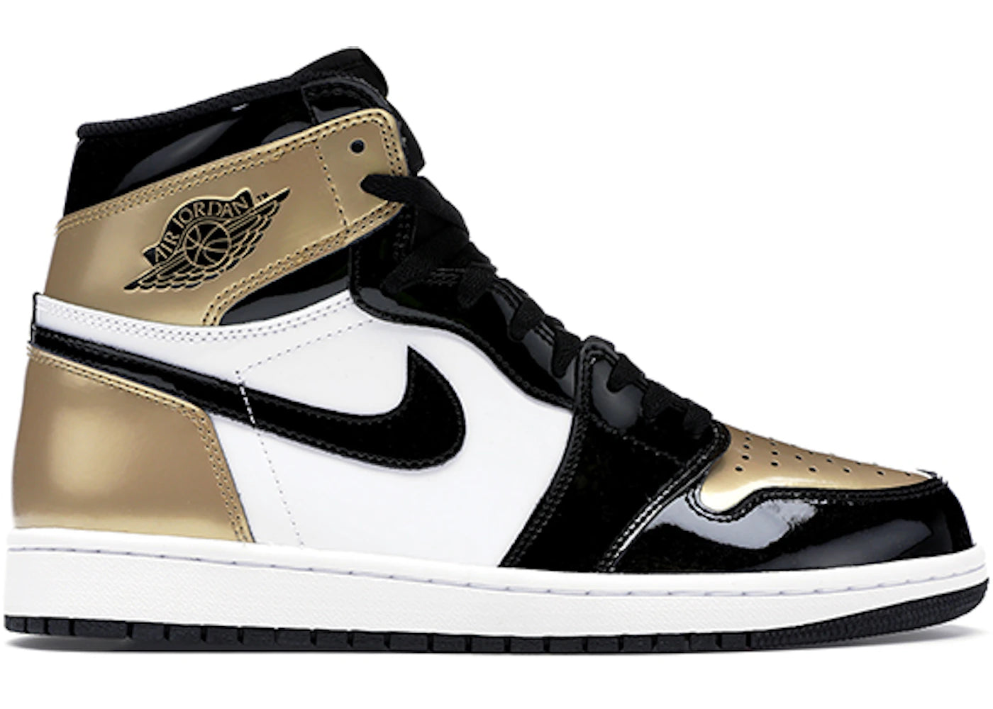 Air Jordan Air Jordan 1 Retro High NRG Patent Gold Toe - 861428-007