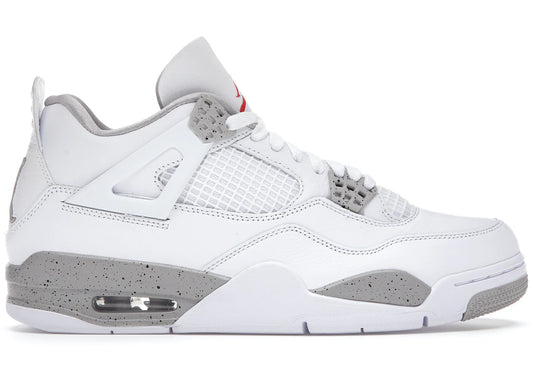 Air Jordan 4 Tech White (White Oreo)