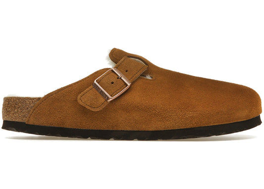 Birkenstock Boston Shearling Suede Mink - 1001140