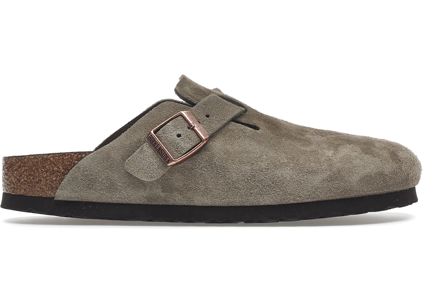 Birkenstock Boston Soft Footbed Suede Taupe - 0560773