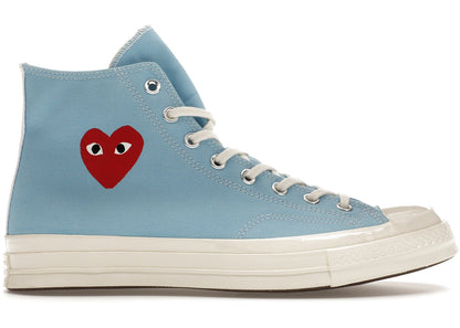 Converse Chuck Taylor All-Star 70s Hi Comme des Garçons PLAY Bright Blue - 168300C