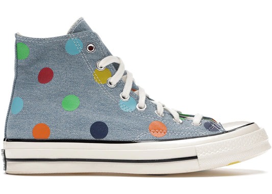 Converse Chuck Taylor All-Star 70s Hi Golf Wang Denim Polka Dots - 170011C