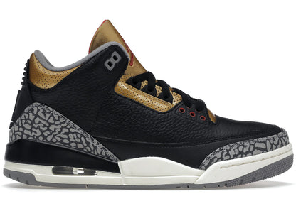 Air Jordan 3 Retro Black Cement Gold