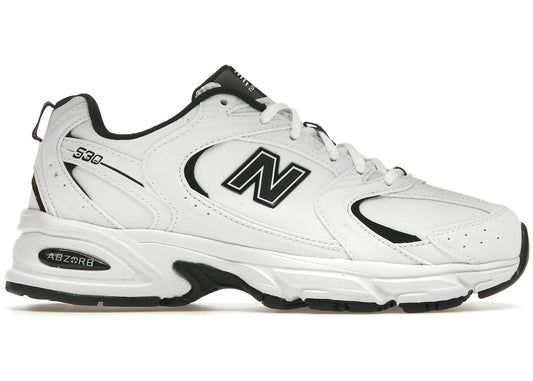 New Balance 530 White Black Leather - MR530SYB