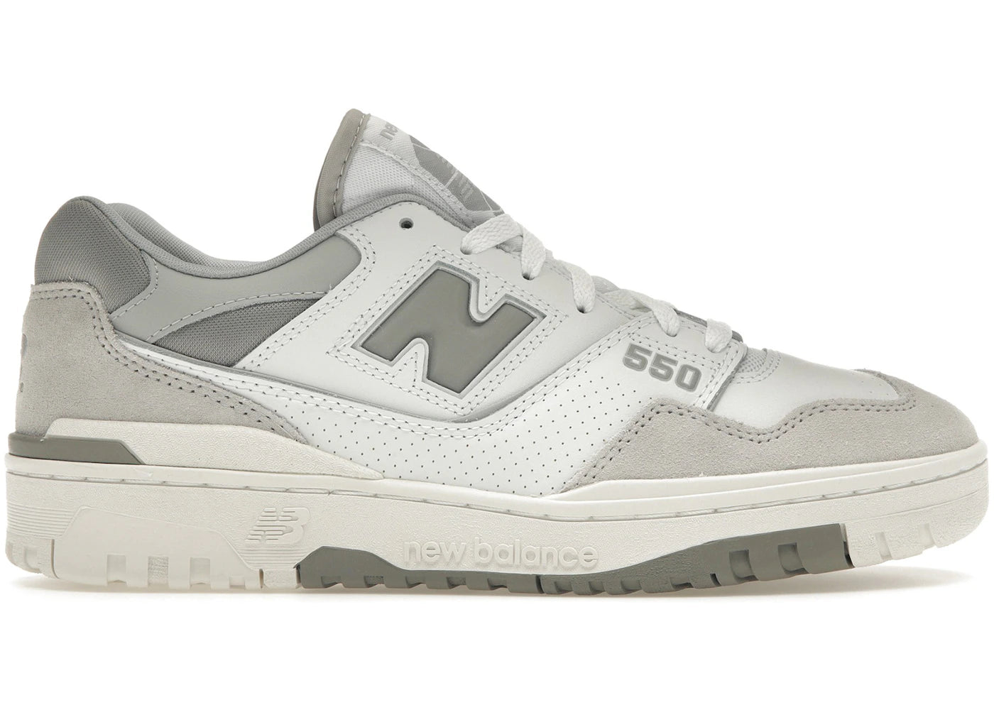 New Balance 550 Premium White Grey - BB550CR1