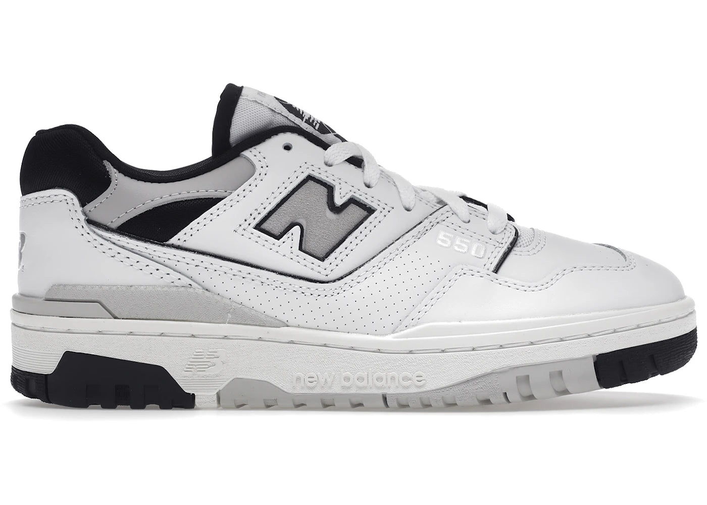 New Balance 550 White Black Grey - BBW550JB