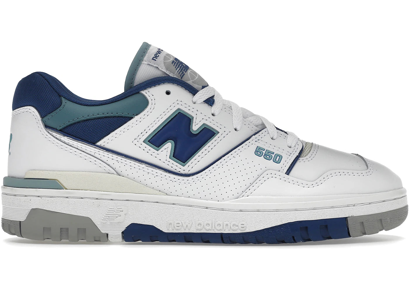 New Balance 550 White Blue Groove - BB550NCC