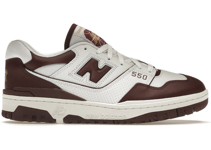 New Balance 550 White Burgundy - BB550BZ1