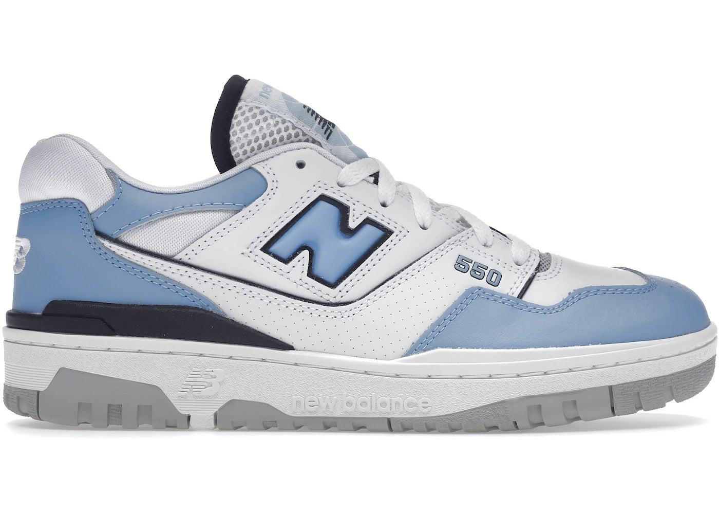 New Balance 550 White Team Carolina - BB550ZNA