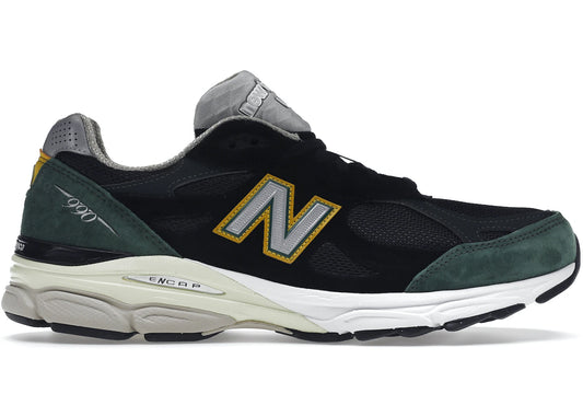 New Balance 990 V3 Black Green Yellow - M990CP3