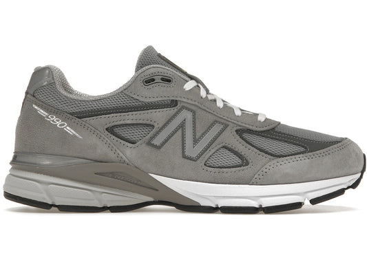 New Balance 990v4 Made in USA Grey Silver - U990GR4