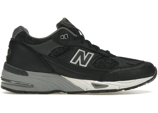 New Balance 991 Made In UK Black Grey - M991DJ