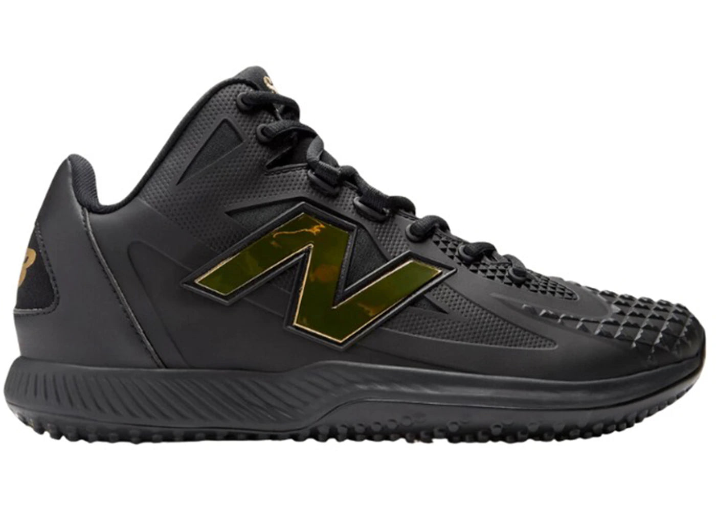 New Balance Ohtani 1 TF Black Metallic Gold - TSHOWBK1