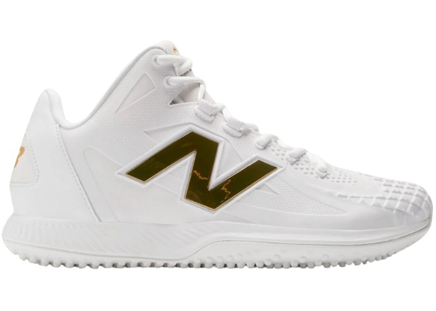 New Balance Ohtani 1 TF White Metallic Gold - TSHOWT1