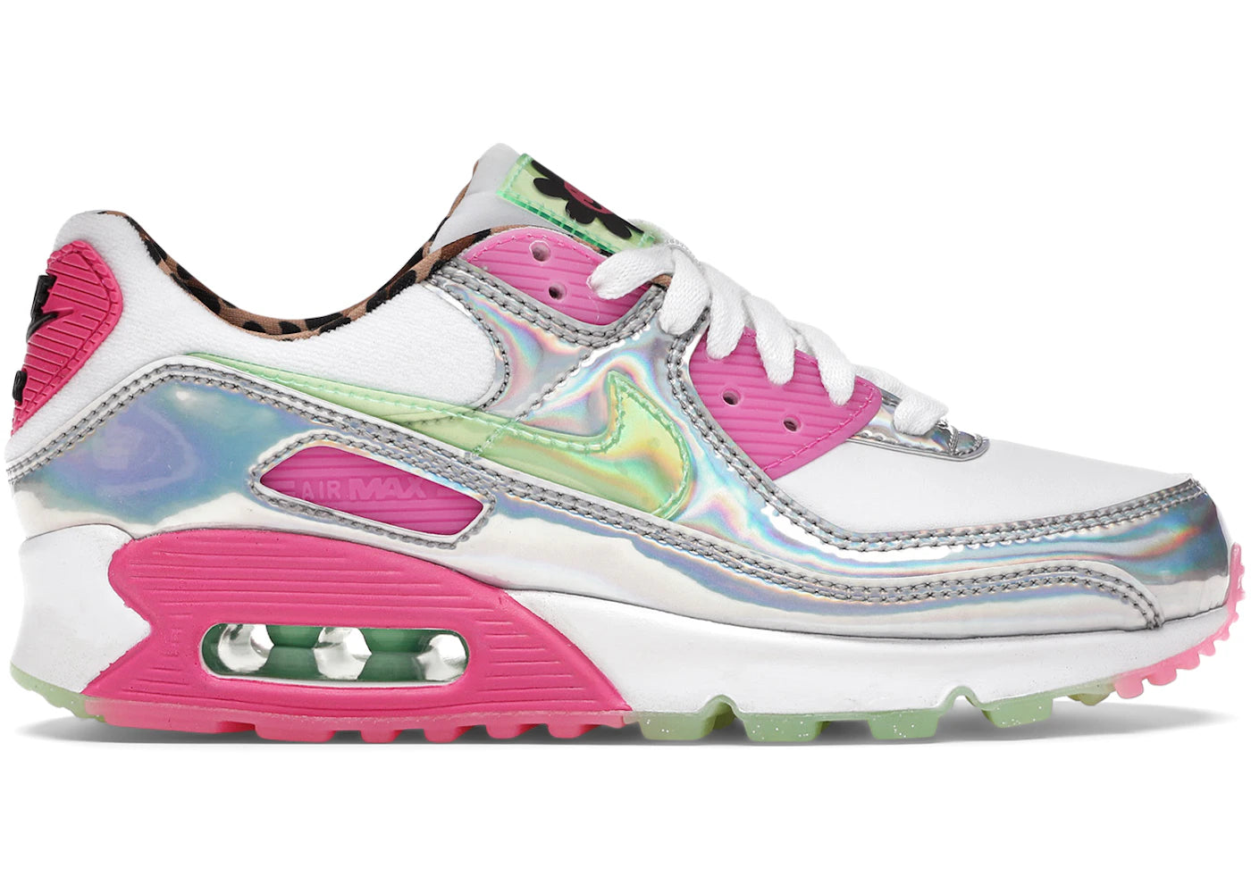 Nike Air Max 90 LX Daisy Leopard Iridescent - CQ2559-100