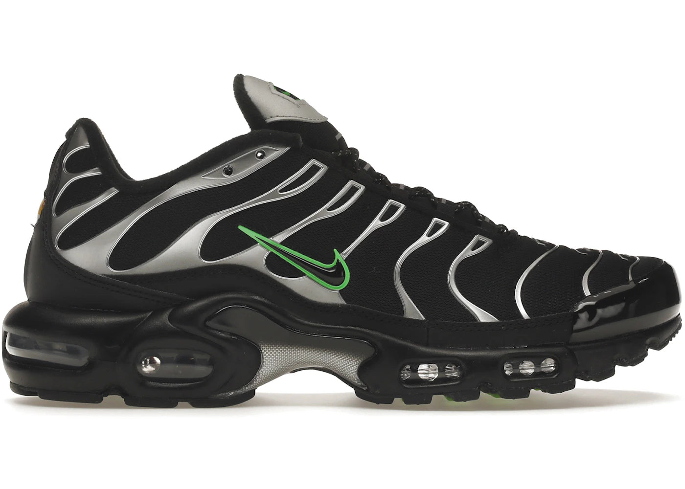 Nike Air Max Plus Black Silver Green Strike - DR0139-001