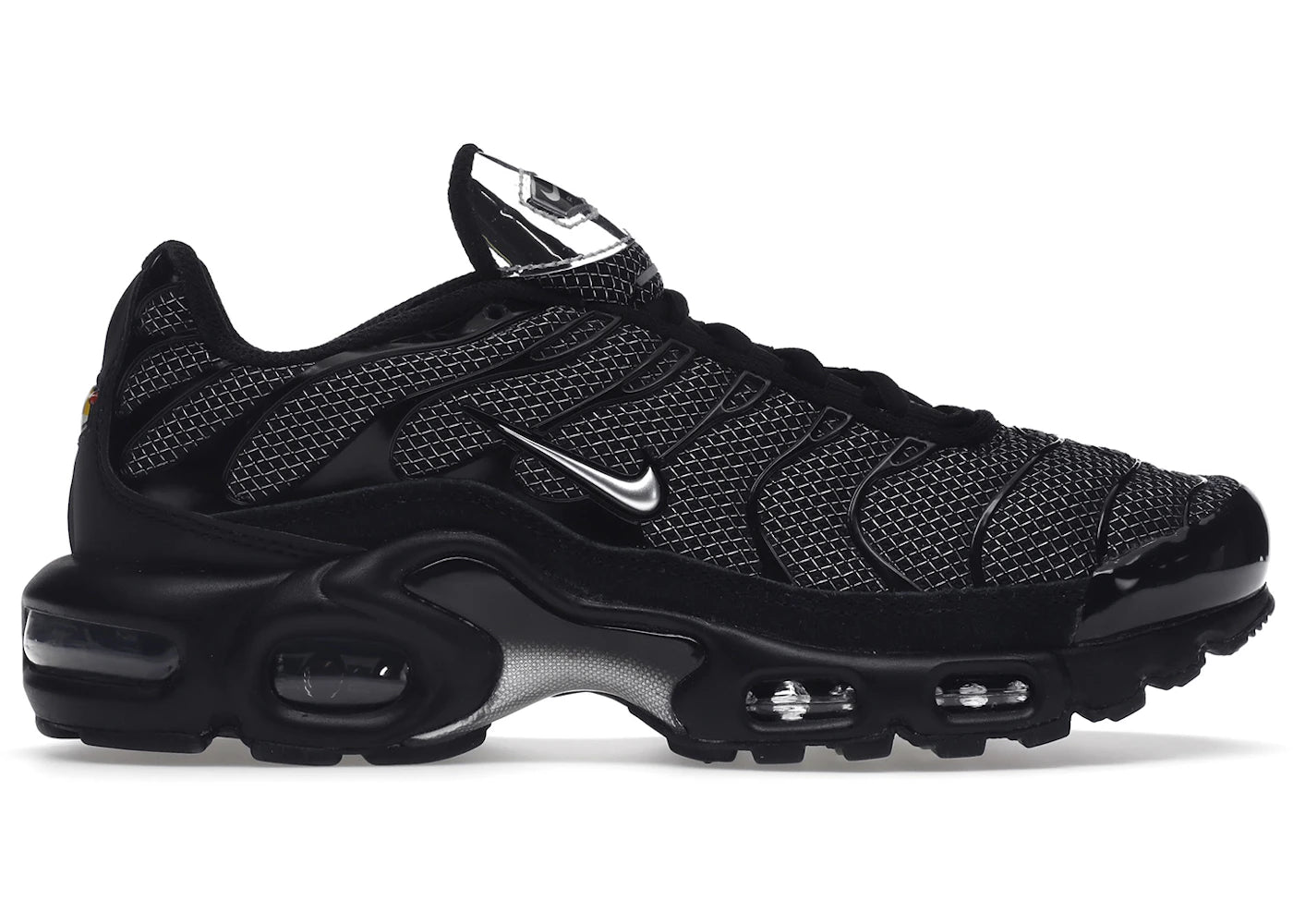 Nike Air Max Plus Black Suede Silver  - DQ0850-001